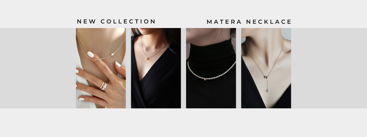Bộ sưu tập dây chuyền bạc Matera