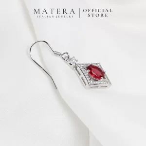 Bông tai bạc nữ cao cấp 𝐒𝐜𝐚𝐫𝐥𝐞𝐭 𝐆𝐫𝐚𝐜𝐞 MATERA S925