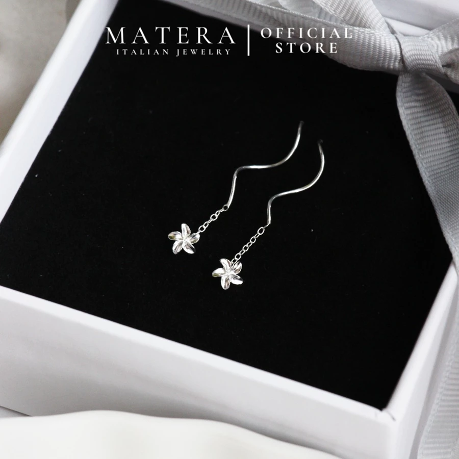 Bông tai bạc nữ tiểu thư MATERA S925