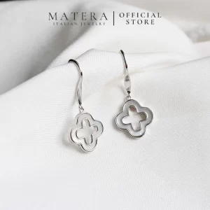 Bông tai bạc nữ 𝐌𝐨𝐨𝐧𝐥𝐢𝐭 𝐅𝐥𝐨𝐫𝐚𝐥 MATERA S925