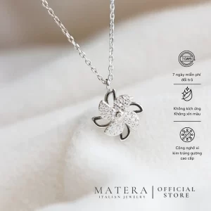 Dây Chuyền Bạc Nữ 𝐀𝐮𝐫𝐞𝐥𝐢𝐚 𝐓𝐰𝐢𝐬𝐭 MATERA S925 Cối Xay Gió  MDC02