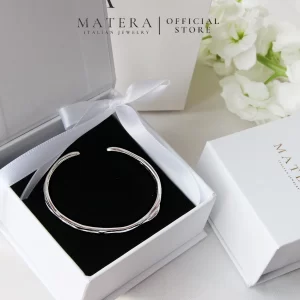 Lắc tay bạc nữ MATERA 𝐎𝐜𝐞𝐚𝐧 𝐖𝐚𝐯𝐞 S925