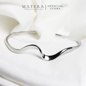 Lắc tay bạc nữ MATERA 𝐒𝐢𝐥𝐤𝐞𝐧 𝐅𝐥𝐨𝐰 S925