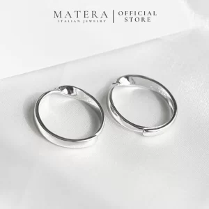 Nhẫn cặp đôi bạc 𝐓𝐢𝐦𝐞𝐥𝐞𝐬𝐬 𝐋𝐨𝐯𝐞 MATERA S925
