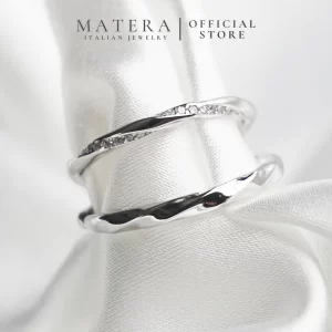 Nhẫn đôi tình yêu xoáy vô cực 𝐄𝐭𝐞𝐫𝐧𝐚𝐥 𝐋𝐨𝐯𝐞 MATERA S925