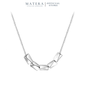 Dây chuyền bạc 𝐒𝐥𝐢𝐧𝐠 𝐋𝐢𝐧𝐞 MATERA S925 chuỗi hạt bạc nguyên khối phong cách Hàn Quốc thanh lịch MDC18