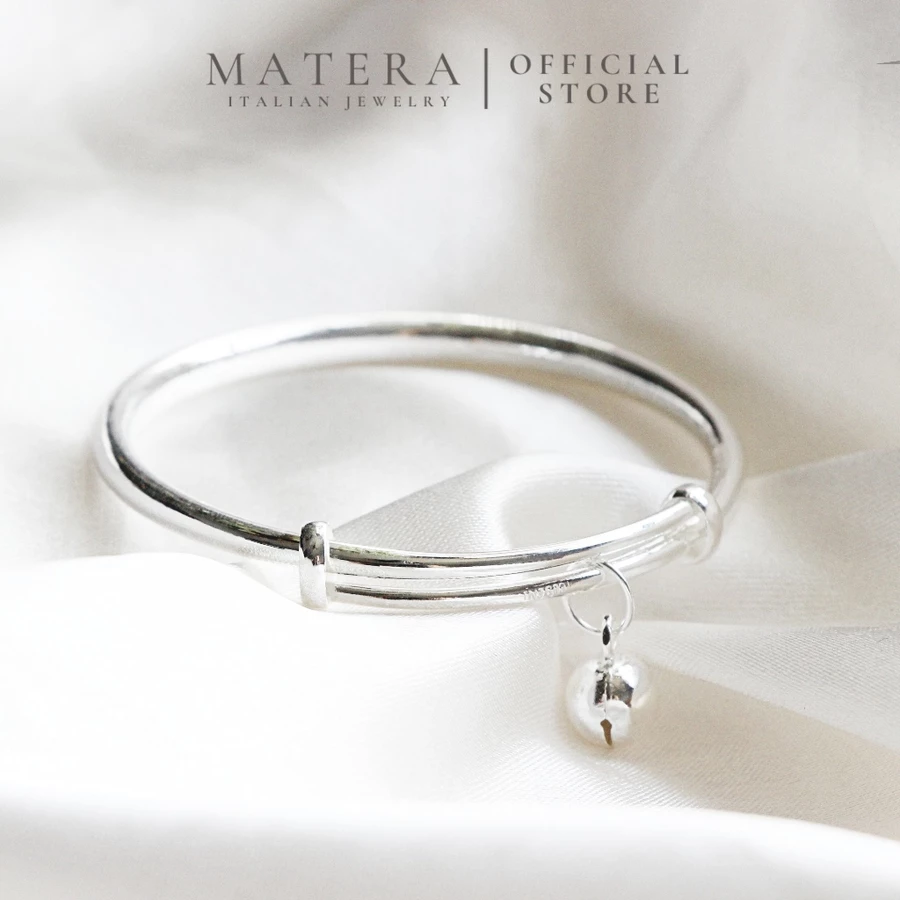 Vòng bạc trẻ em MATERA S999 𝐏𝐮𝐫𝐞 𝐒𝐢𝐥𝐯𝐞𝐫
