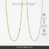 [New Arrival] Dây chuyền bạc 𝐂𝐢𝐧𝐭𝐡𝐢𝐚 𝐍𝐞𝐜𝐤𝐥𝐚𝐜𝐞 MATERA S925 dây chuyền trơn thiết kế lấp lánh MDC87