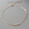 [New Arrivals ] Lắc tay bạc nữ 𝐓𝐡𝐞 𝐔𝐧𝐢𝐭𝐲 MATERA S925 thiết kế gắn kết MLT54