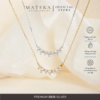 [New Arrival] Dây chuyền bạc 𝐓𝐡𝐞 𝐁𝐥𝐢𝐬𝐬𝐢𝐧𝐠 MATERA S925 thiết kế nụ cười đính đá lấp lánh MDC81