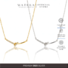 [New Arrival] Dây chuyền bạc 𝐓𝐡𝐞 𝐏𝐫𝐨𝐦𝐢𝐬𝐞 MATERA S925 thiết kế nút thắt đính đá tinh tế MDC84
