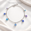 [New Arrival] Lắc tay bạc nữ 𝐒𝐰𝐞𝐞𝐭 𝐌𝐞𝐚𝐝𝐨𝐰 MATERA S925 chuỗi cỏ 4 lá nhiều màu sắc ngọt ngào MLT71